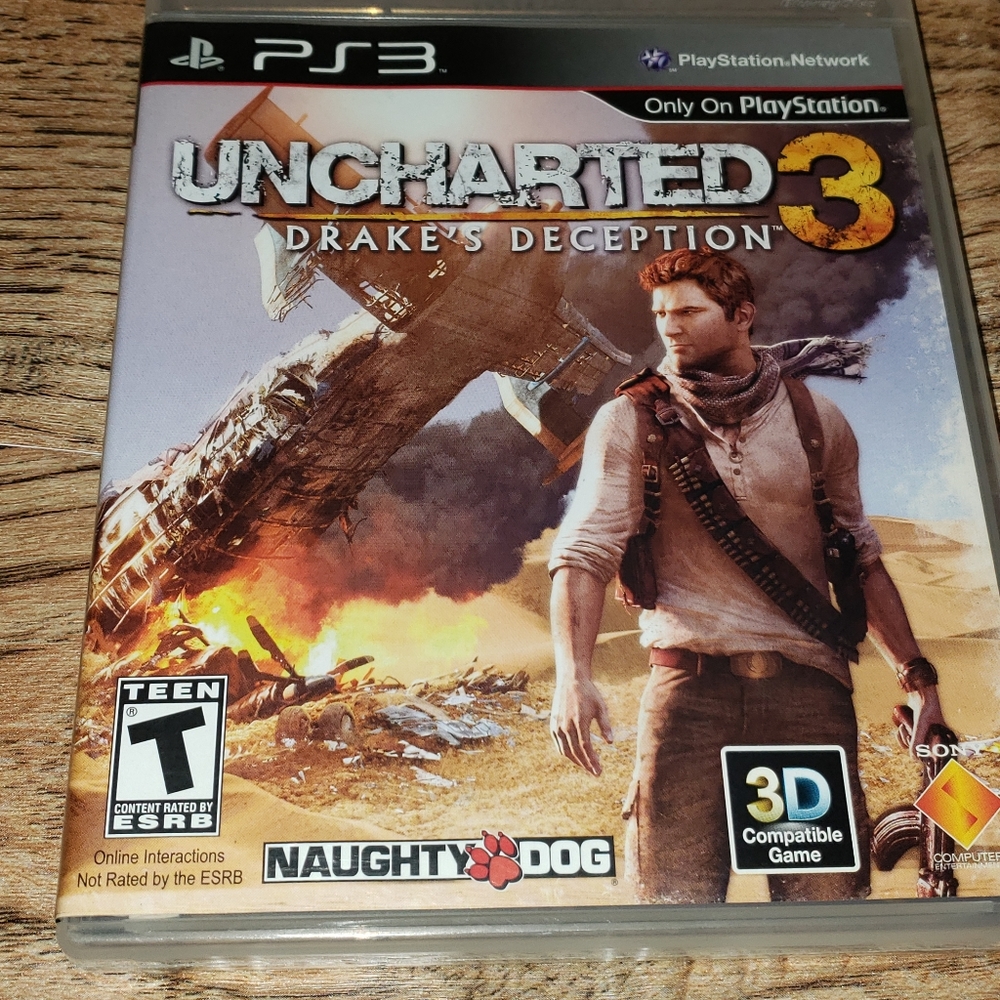 PS3 Uncharted 3: Drake's Deception video game